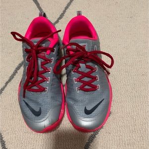 Nike shoes. pink/mauve/gray